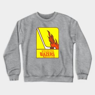 Retro Hockey - Philadelphia Blazers Hockey Team - WHA Seventies Crewneck Sweatshirt